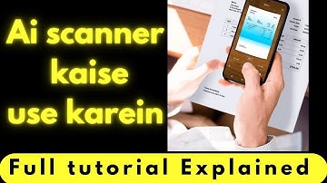 How to use the AI ​​scanner app
