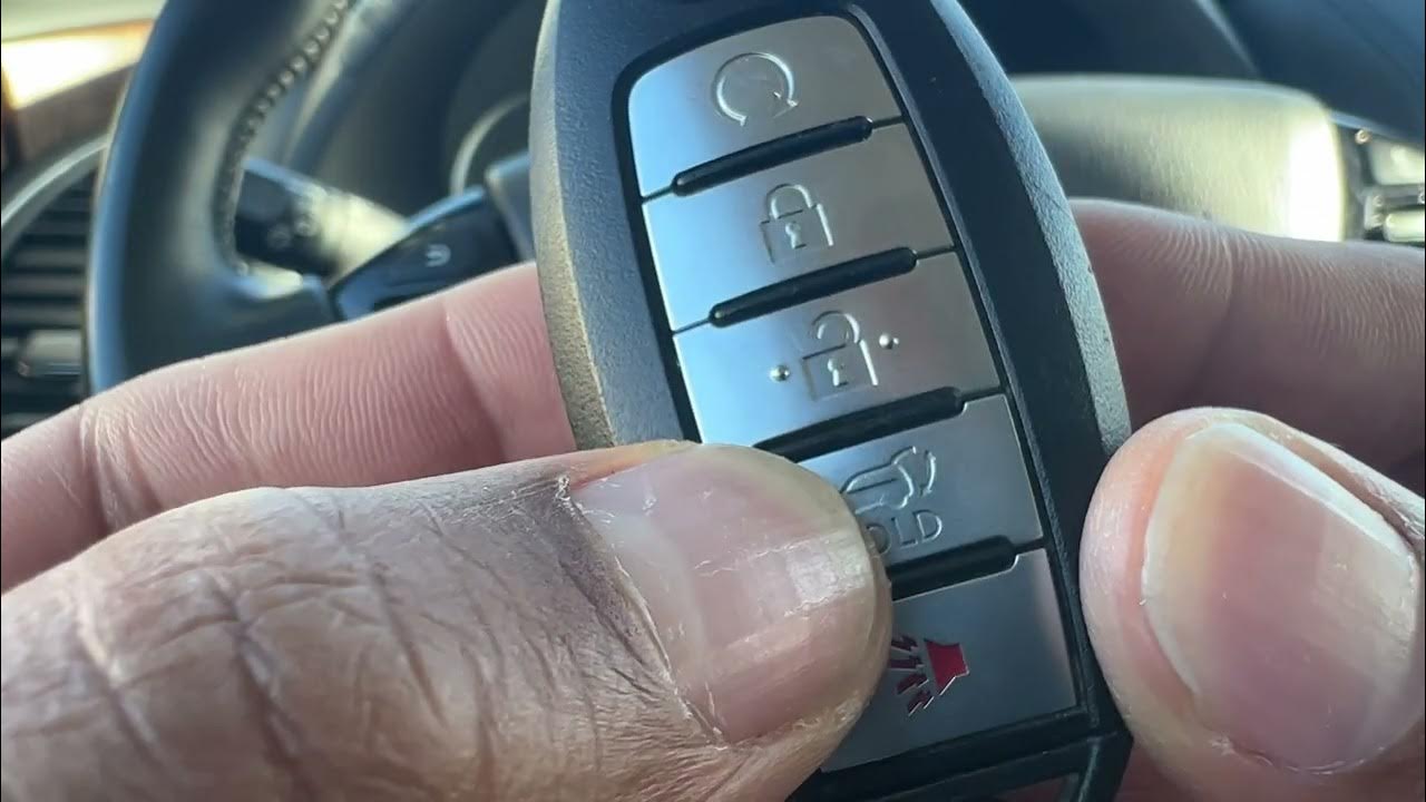 Nissan Armada how to use key fob (wireless key) YouTube