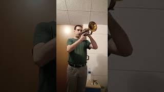 Trumpet Triple High C Arpeggio #trumpet #highnotes #triplehighc