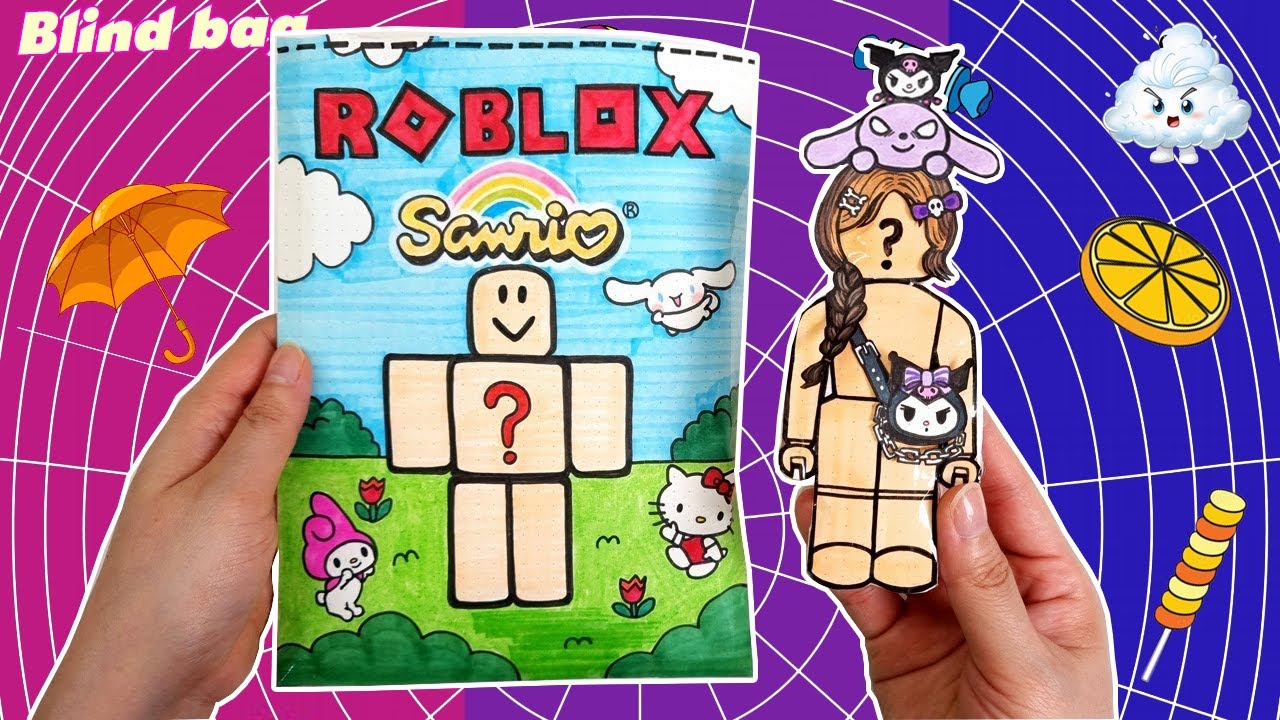 🌸Paper DIY🌸 Roblox Outfit Blind Bag #papercraft #roblox #unboxing #로블록스  #asmr
