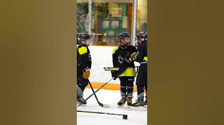 Mic’d Up Hockey Camp🏒😂 #hockey #hockeyplayers #shorts