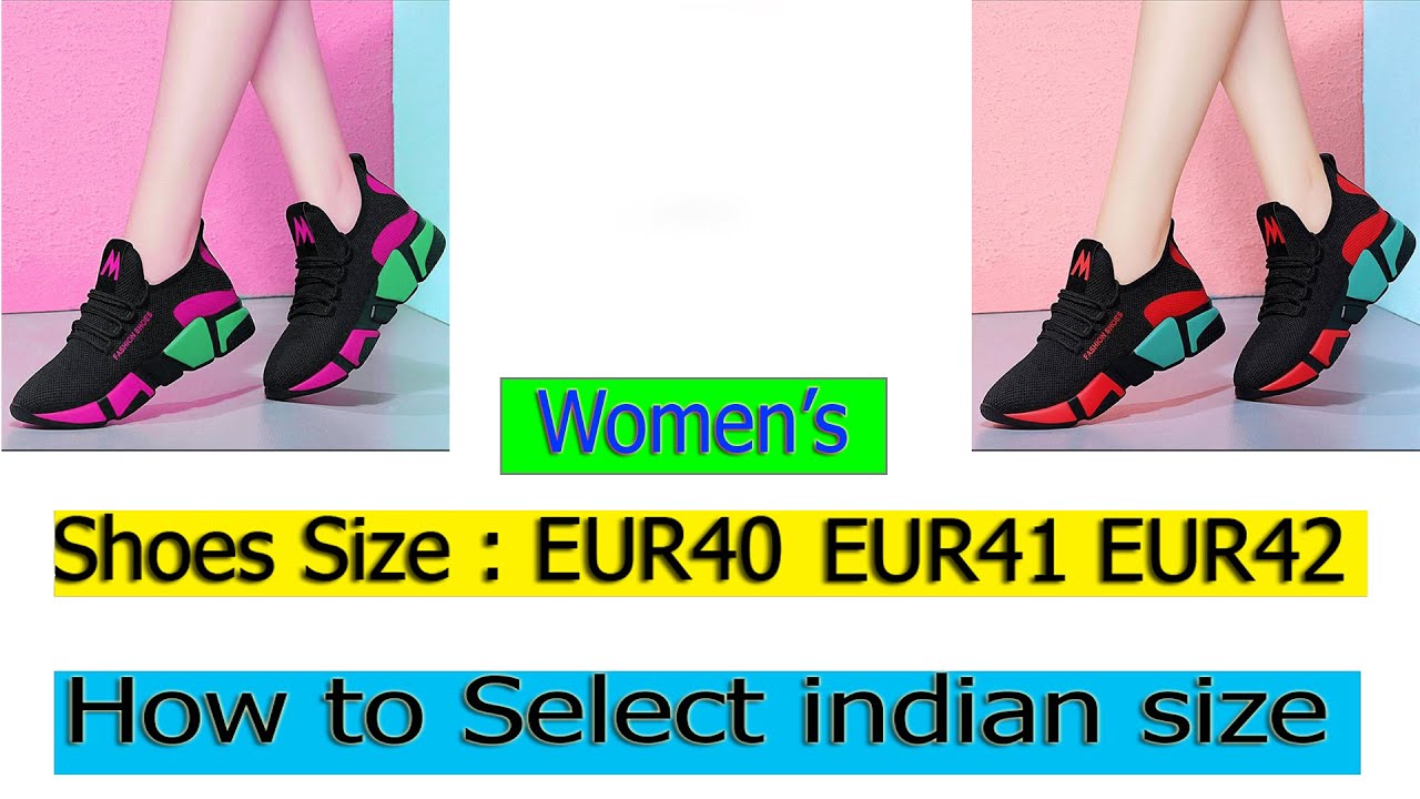 eur40 to indian size