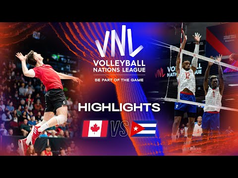 🇨🇦 CAN vs. 🇨🇺 CUB - Highlights Week 1 | Men's VNL 2023