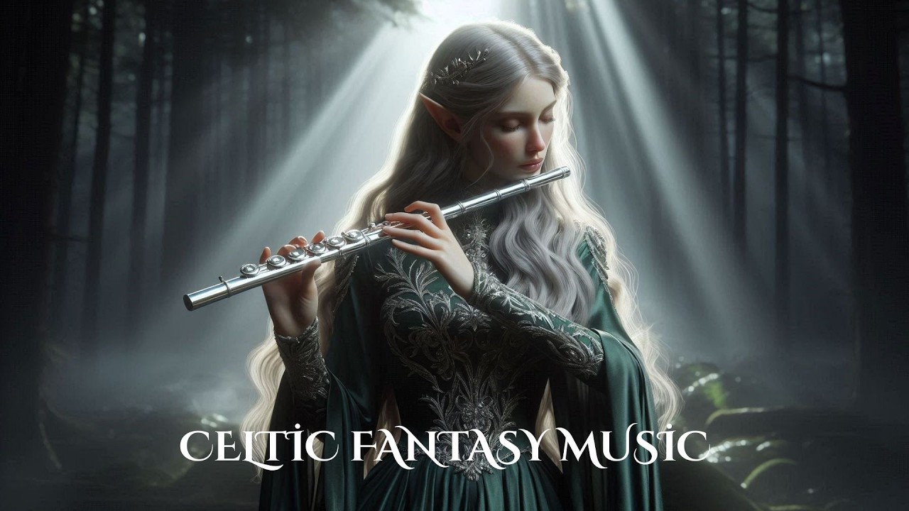 🌿 AURA OF THE SILVER WOODS | Relaxing Celtic Fantasy Music | Elven Harp & Flute | Forest Ambience 🍃