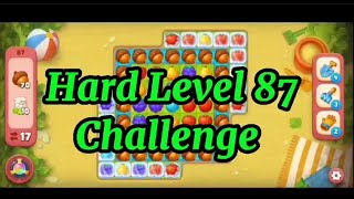 Hard Level 87 No Boosters ✨ Gardenscapes #games #gameplay #gaming