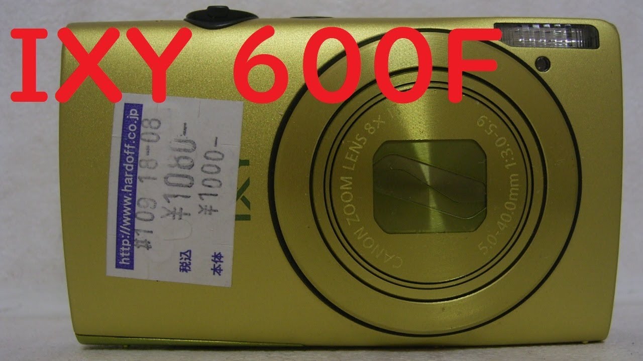 CanonIXY600f ジャンク扱い ジャンクデジカメ#48】キヤノン IXY 600F 2011年発売の8倍ズーム