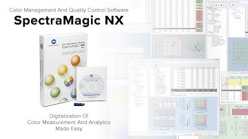 SpectraMagic NX - Color Management And Quality Control Software