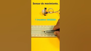 PIR sensor de movimiento #shorts #circuitos #PIR #electronica
