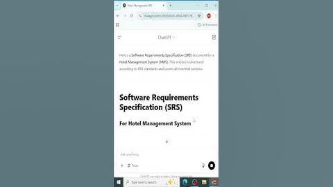 How to create SRS using AI prompt