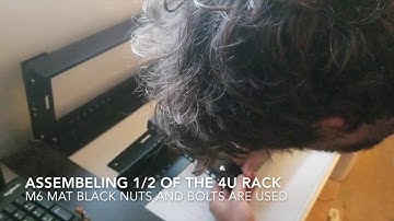 Assembly instructions for Server Rack Enclosure 4-post open frame rack