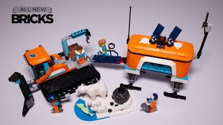 Lego City 60378 Arctic Explorer Truck and Mobile Lab Speed Build