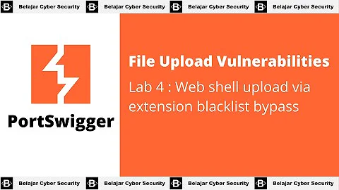 File upload vulnerabilities - Lab 4 : Web shell upload via extension blacklist bypass