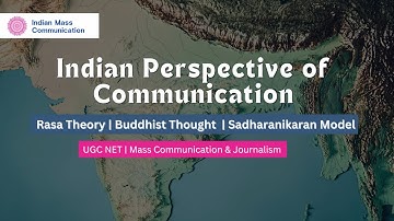 1.25 Indian Theory on Communication| Rasa Theory, Buddhist Thought UGC NET Mass Communication