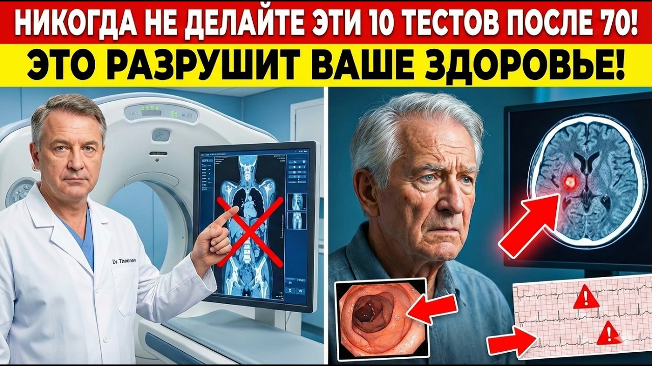 Шок! Врачи скрывают! 10 обследований, опасных после 70 лет