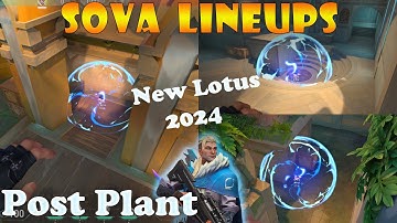 Top 15 New Lotus Sova Post Plant Lineups | Sova Lineups Lotus | Sova Shock Dart Lotus