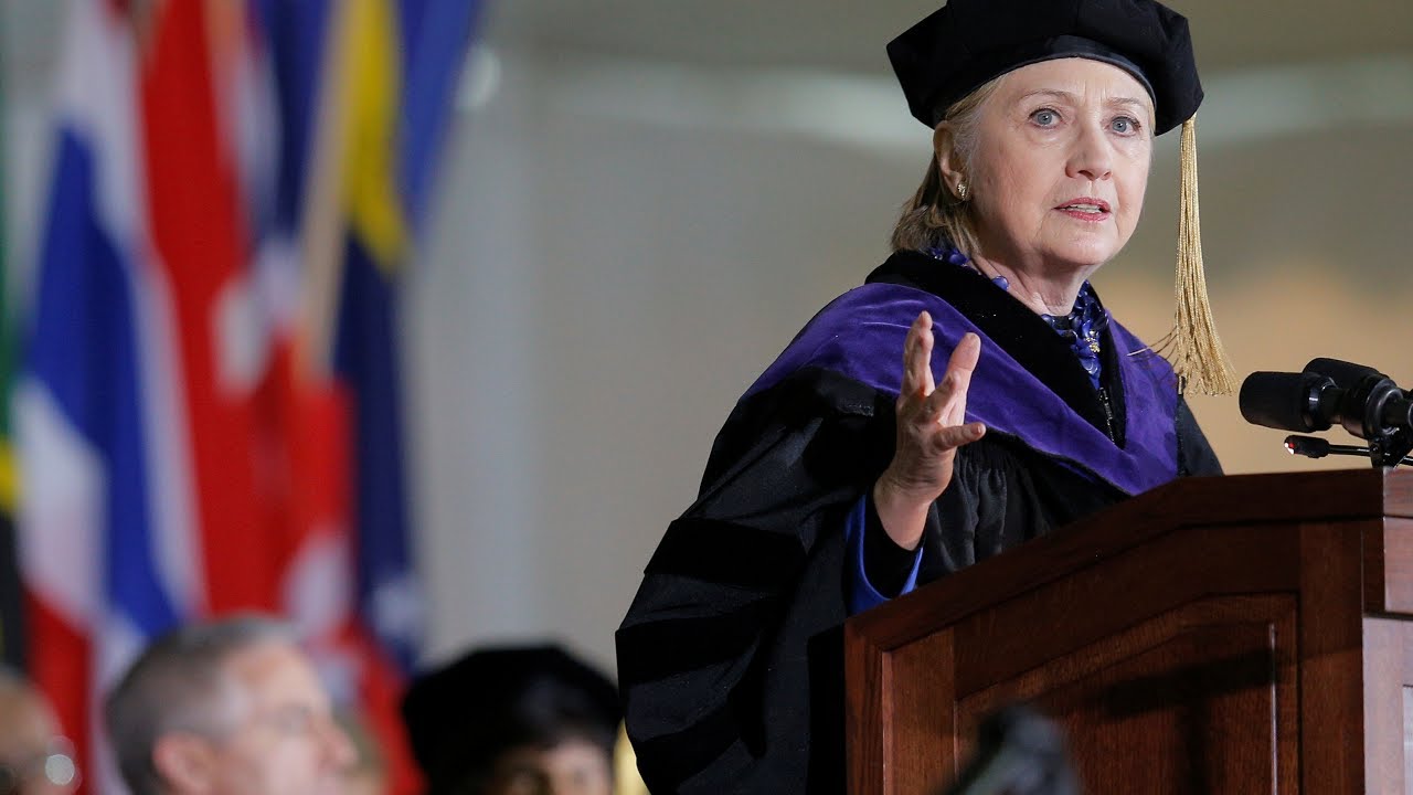 In Commencement Speech, Hillary Clinton Jabs Trump Administration