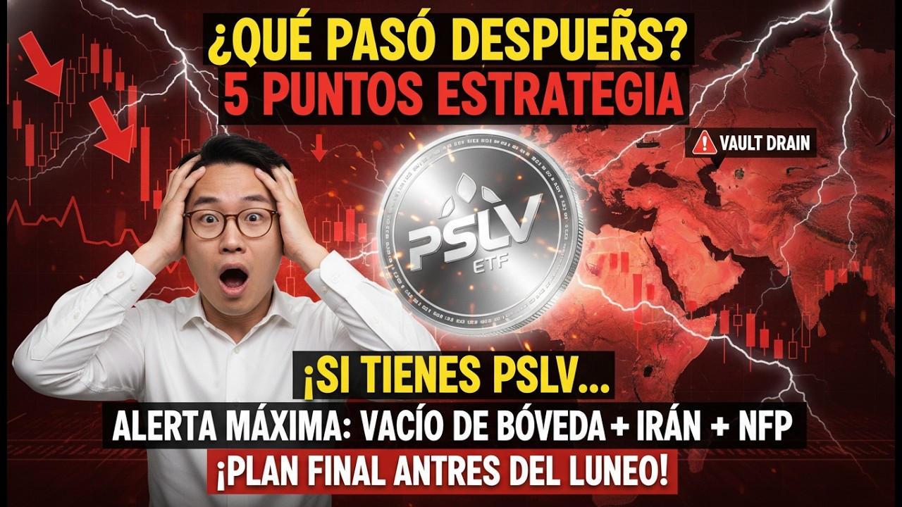 SI TIENES PSLV: Irán + NFP + Vaciamiento de Bóveda = Tu Plan FINAL Antes del Lunes