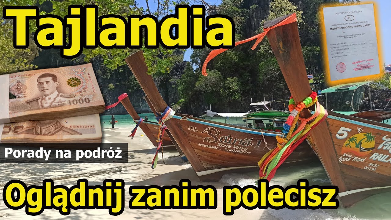 Ważne informacje, które pomogą Ci w planowaniu podróży po Tajlandii. 🌴 Oglądnij zanim polecisz!