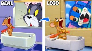 Download lagu LEGO Tom & Jerry: I Recreated the Iconic Scenes! | OMG Bricks