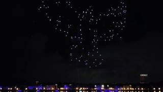 Starbright Holidays 300 Drones Show in Disney springs 2016