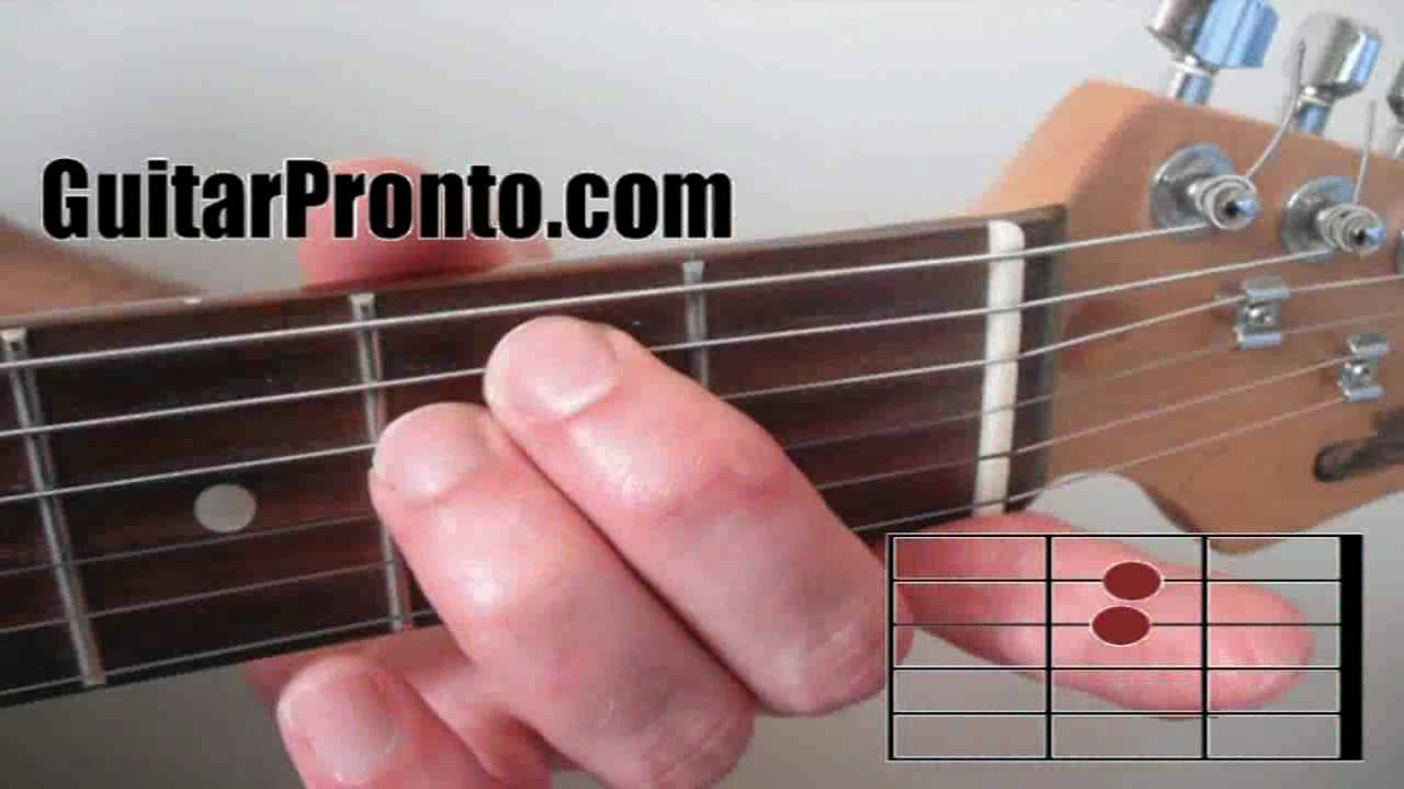 Basic Guitar Chords 3 Simple Steps E And D Minor YouTube