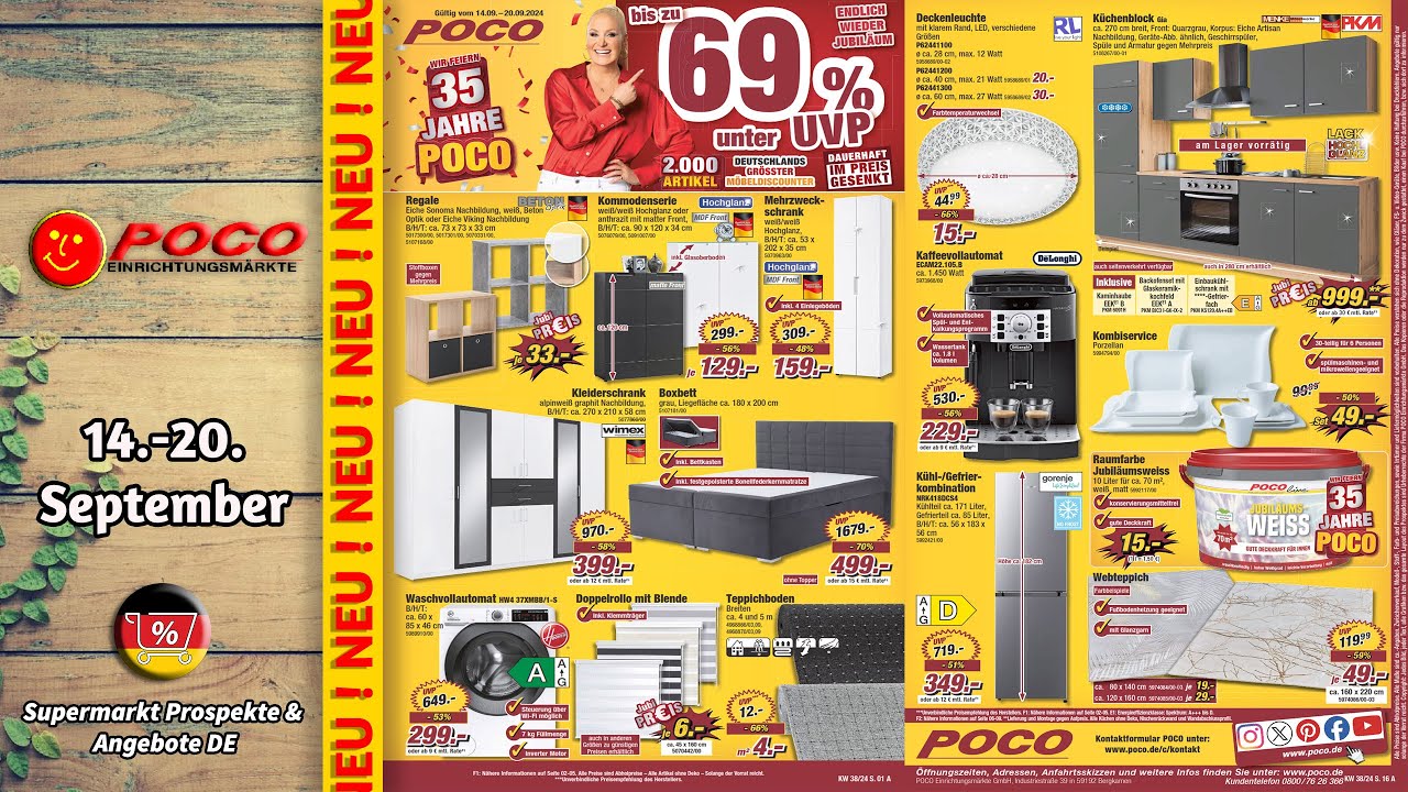 POCO brochure - Valid from September 14, 2024 | Supermarket brochures & offers DE