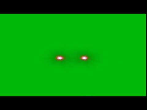Glowing Eyes Green Screen