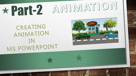 HOW TO CREATE ANIMATION CARTOON IN MS POWERPOINT. PART-2 #animation #mspowerpoint #tutorials