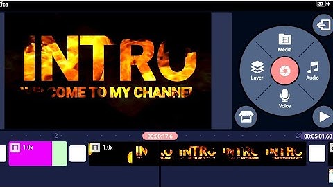 How to make own fire Intro in Kinemaster on android mobile in telugu | How to create fire text Intro
