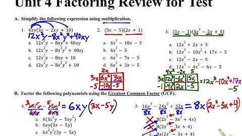 Unit 4 Test Review, Part 1