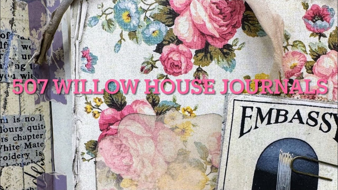 A Beautiful Page Spread In My ALTERED BOOK JOURNAL | ft. The Paper Cameo | 819