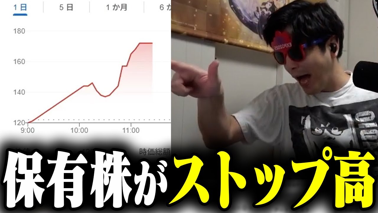 おにや、保有株がストップ高した件について語る【o-228 おにや/雑談/株/エス・サイエンス】