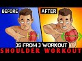 shoulder workout | shoulder workout at gym | 3S From 3 Workout