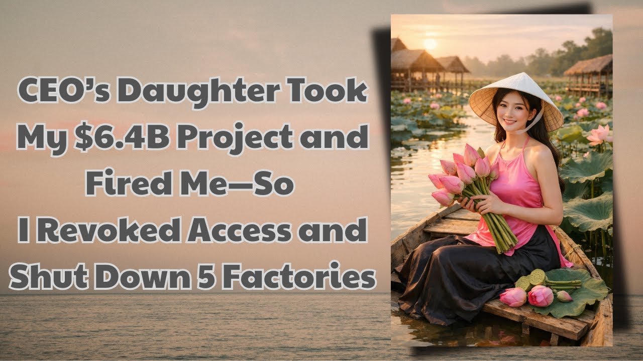CEO’s Daughter Took My $6.4B Project and Fired Me—So I Revoked Access and Shut Down 5 Factories