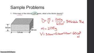 Density and SigFigs