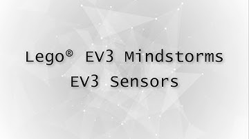 Lego Mindstorms EV3 Sensors