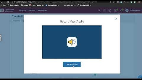 Using Voice Recording in Schoology for Test/Assessment read-alouds
