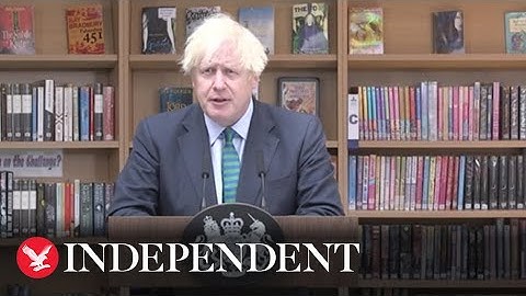 Boris Johnson blames exams chaos on 