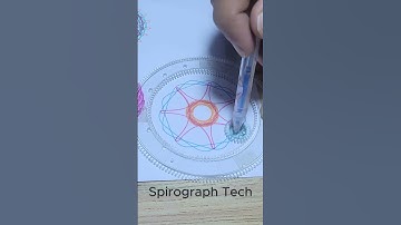 Amazing Spirograph Tech Art Part 16 #spirograph #satisfying #art #asmr #viral #spirographshr #shorts