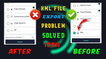 AlightMotion File Export  Button Not Showing Problem Solved | Xml Export In alightmotion