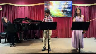 Chloe Kim & Isaac Kurian | Serenade to Spring Song | Concerto in A minor | Violin Lessons