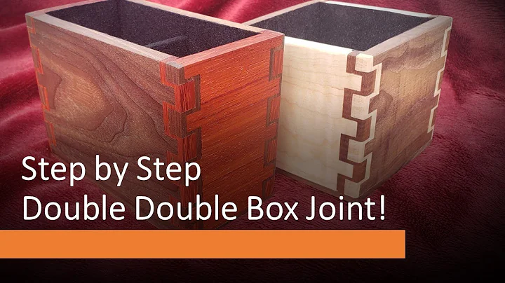 Double Double Box Joint, Step by Step Instructions, Incra Ultra Jig, DIY, Pencil Pen Holder