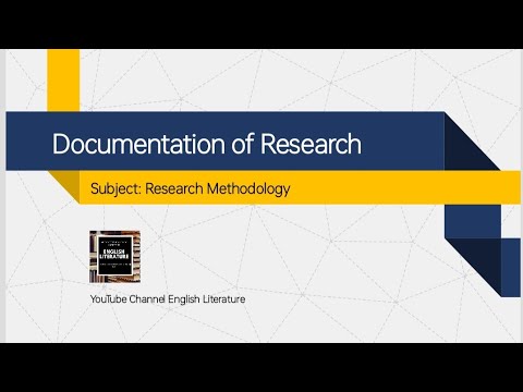 Documentation of Research in Urdu/Hindi