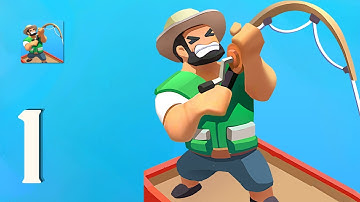 Fishing Frenzy:Idle Hooked Inc Gameplay Walkthrough Part 1 (Android, IOS)