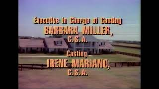 April 12, 1991 - Network Voiceover on End Credits of 'Dallas'