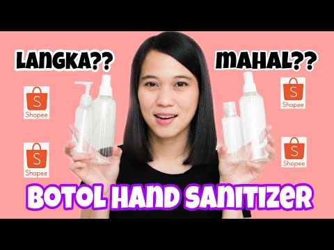 SHOPEE HAUL BOTOL UNTUK HAND SANITIZER,  KOK MAHAL DAN LANGKA??