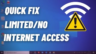 how to fix limited access /no internet access in windows 11/10