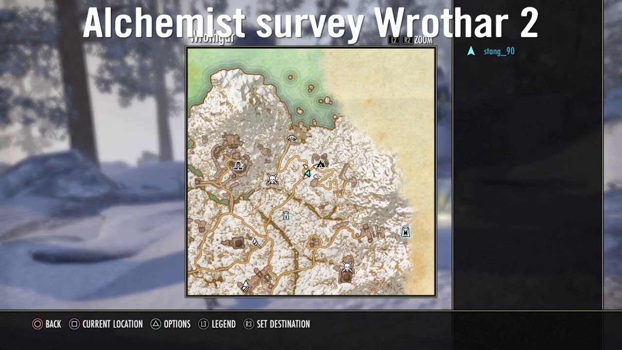 Alchemist survey Wrothar 2 location