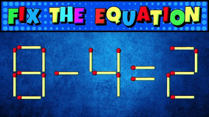Only A GENIUS Can Fix These Equations By Moving only 1 Stick 🧠 #braingames #puzzles