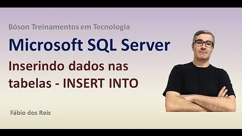Como inserir dados em uma tabela SQL Server?
